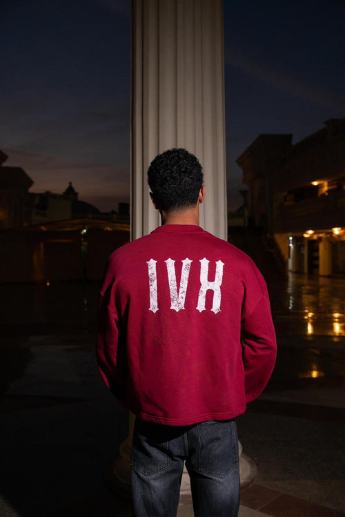 fgrz burgundy crew neck